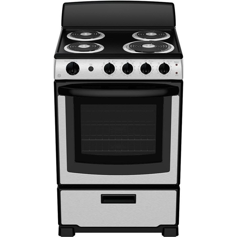 GE Cuisinire amovible lectrique de 24 po. avec 4 lments JCAS300RPSS