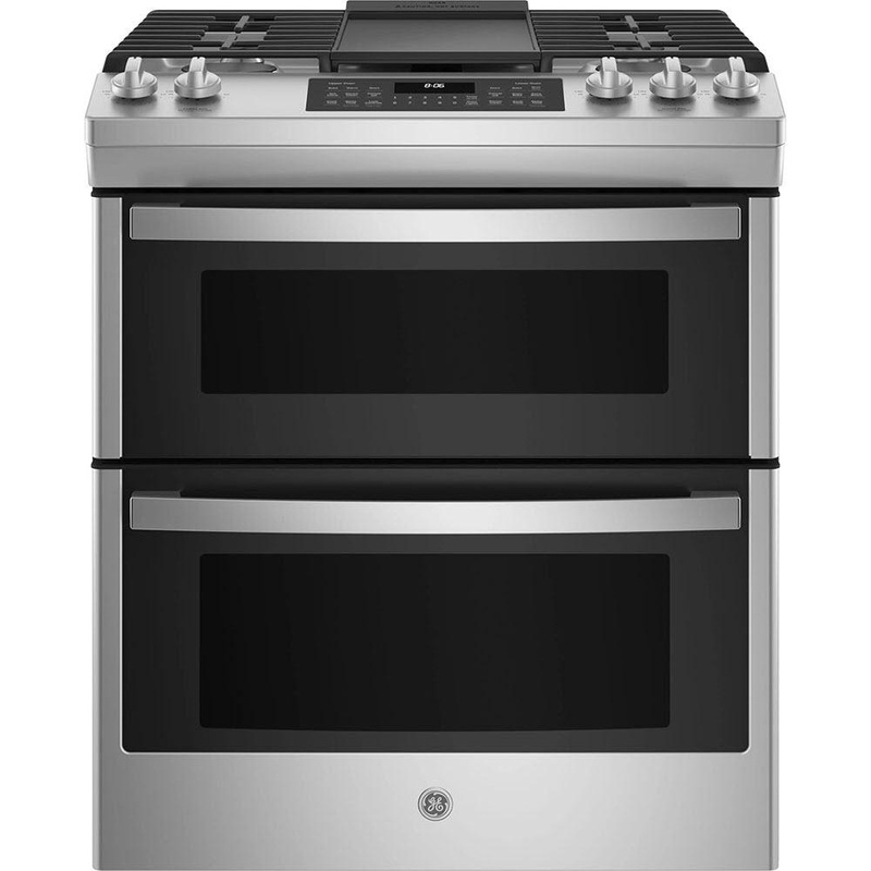 GE Cuisinire encastrable  gaz de 30 po. avec technologie convection europenne vritable JCGSS86SPSS