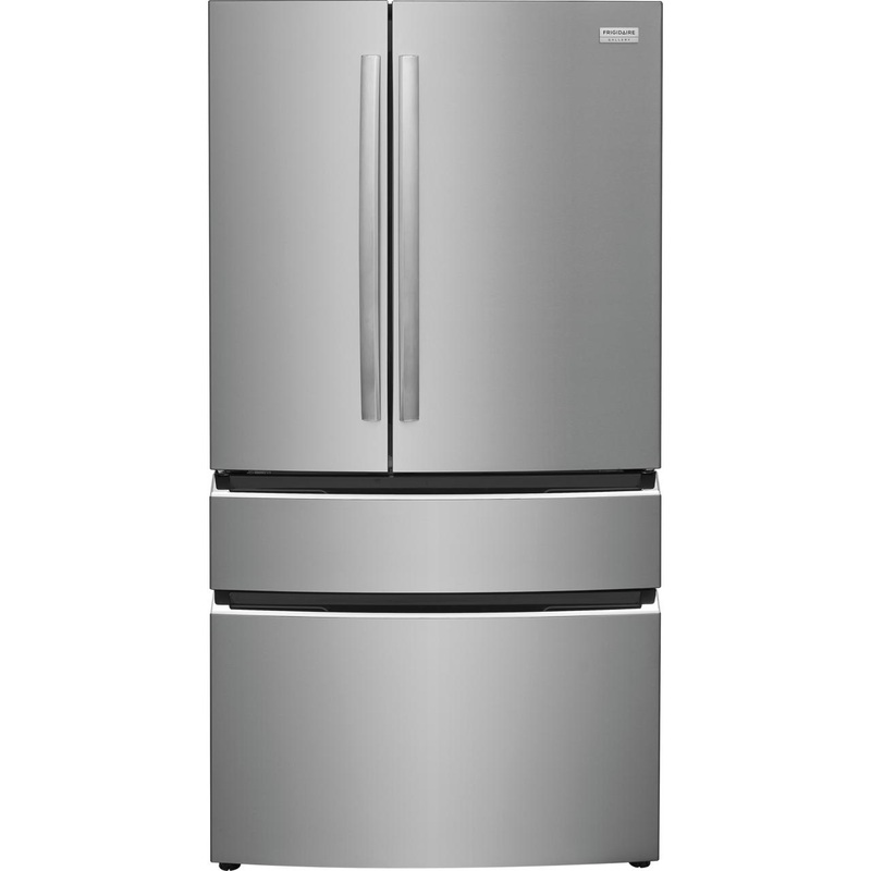 Frigidaire Gallery Rfrigrateur  profondeur de comptoir, quatre portes avec porte  deux battants de 36 pouces, 22,1 pi. cu. avec machine  glaons interne GRMG2272CF