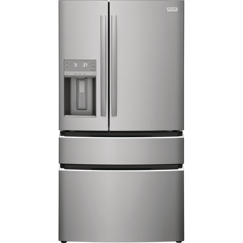 Frigidaire Gallery Rfrigrateur quatre portes avec porte  deux battants de 36 pouces, 26.3 pi. cu. avec distributeur d'eau et de glaons externe GRMS2773AF