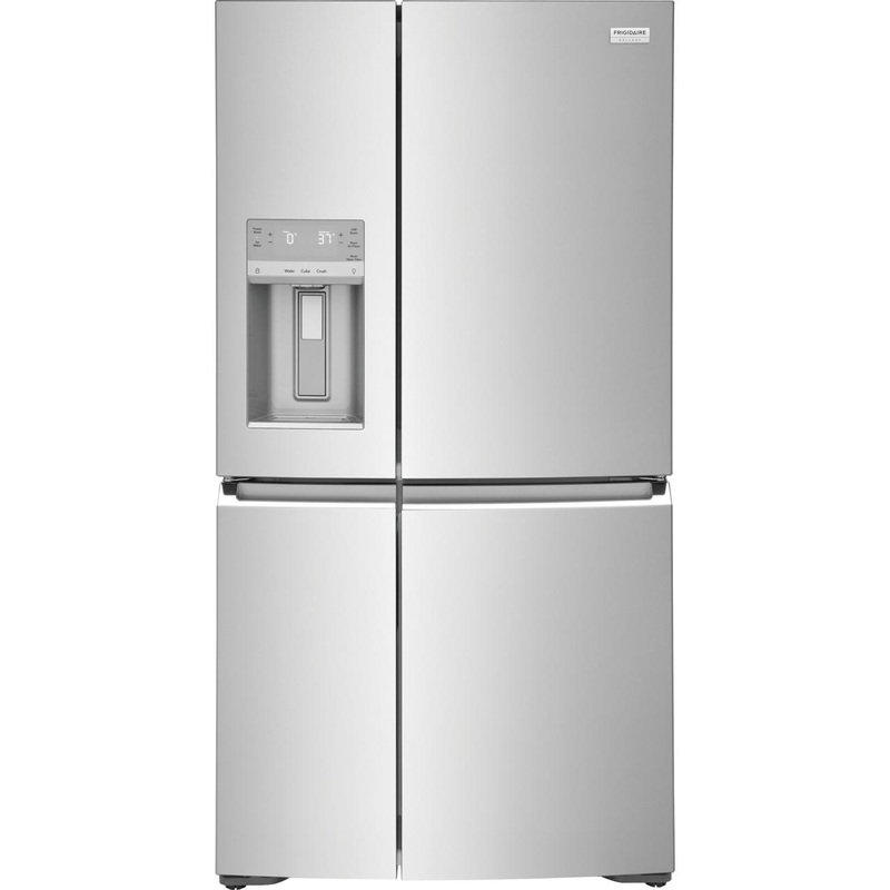 Frigidaire Gallery Rfrigrateur quatre portes avec porte  deux battants  profondeur de comptoir de 36 pouces, 21,5 pi. cu. avec machine  glaons GRQC2255BF