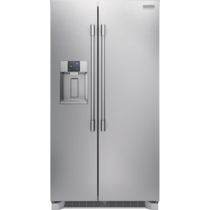 Frigidaire Professional Rfrigrateur cte--cte de 36 pouces, 22,3 pi. cu. avec distributeur d'eau et de glace PRSC2222AF