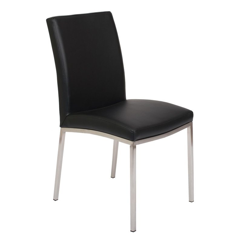 Furnishings' Mate Chaise de salle  manger Sid DC 066-BL-SS