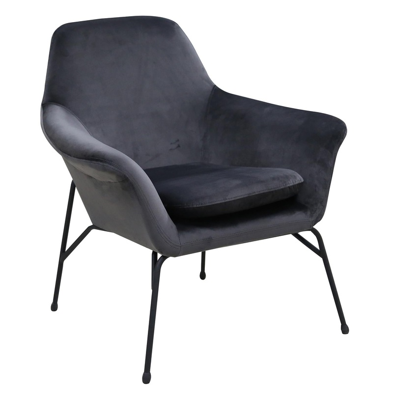 Primo International Fauteuil d'appoint fixe Ariyah en tissu U130102603STCH
