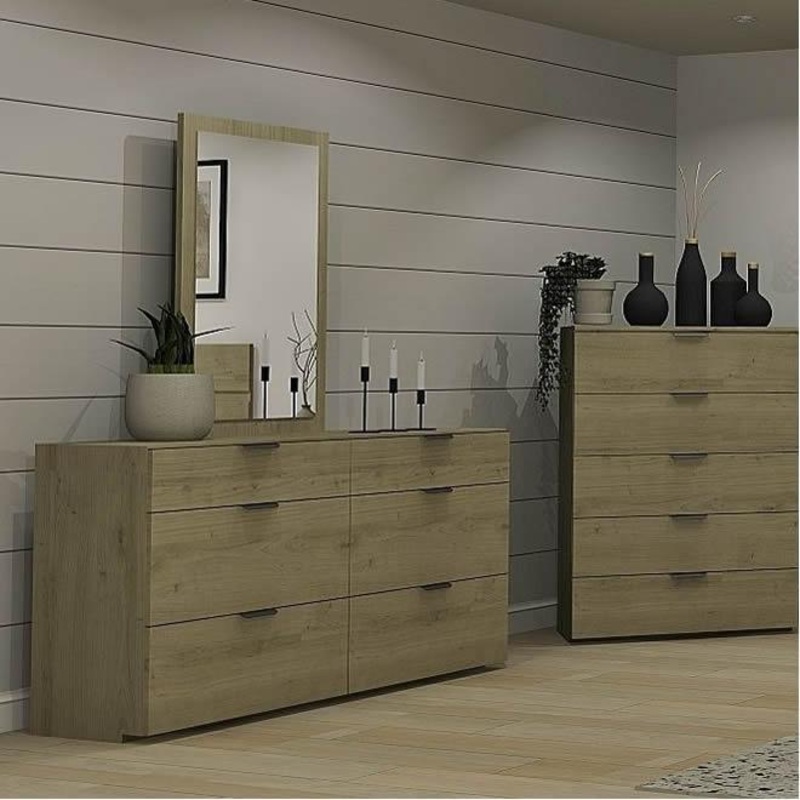 MEQ Commode  6 tiroirs 9158-BD