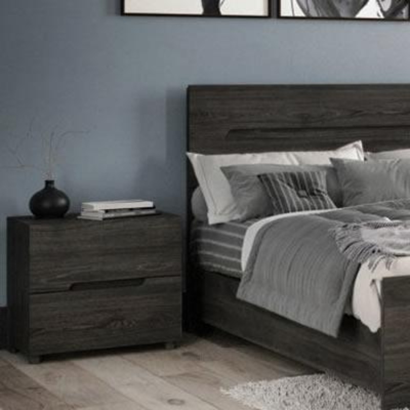 MEQ Table de nuit  2 tiroirs 7882-TN