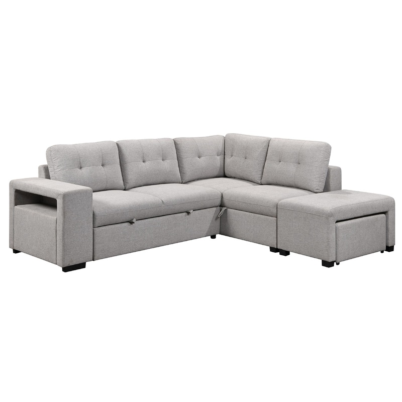 Primo International Mobilier modulaire convertible Marcella en tissu UD16230573STX3/UD16230573STCR/UD16230573STOT