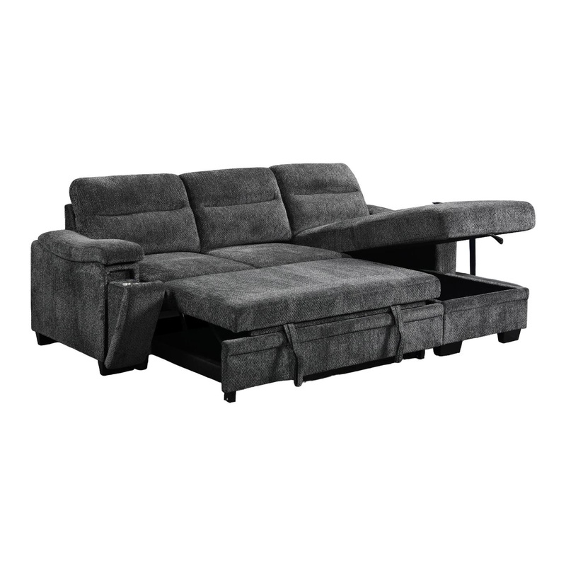 Primo International Mobilier modulaire convertible Savio en tissu UE48135803STB5/UE48135803STB2
