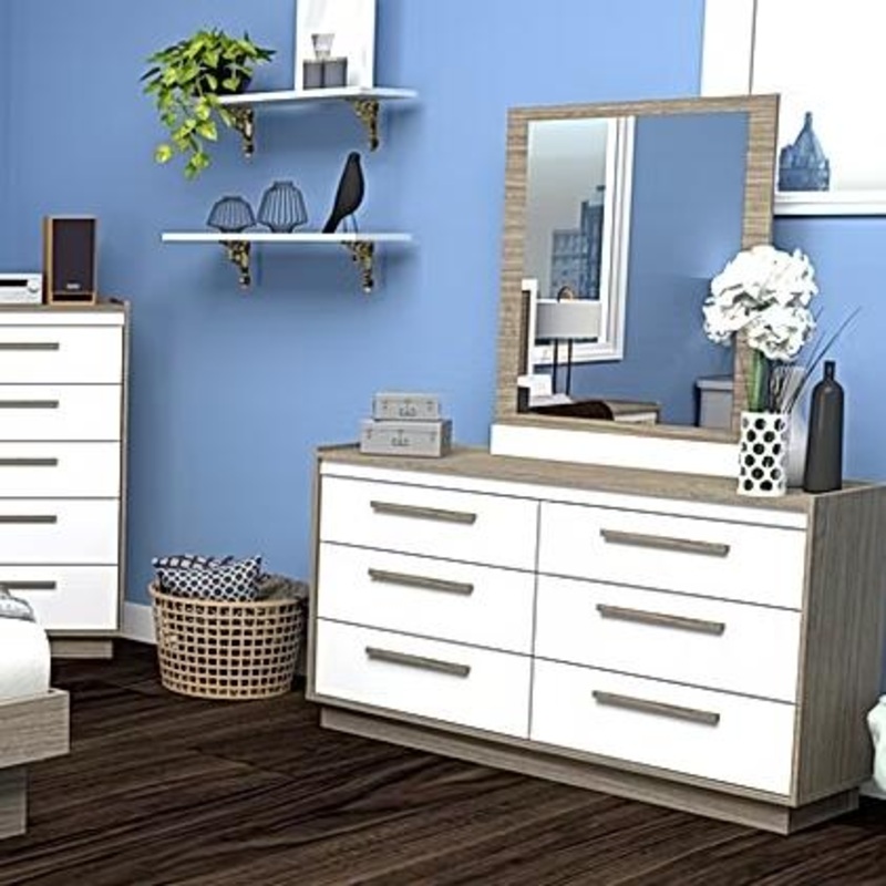 Dynamic Furniture Miroir Beachside pour commode 739-012
