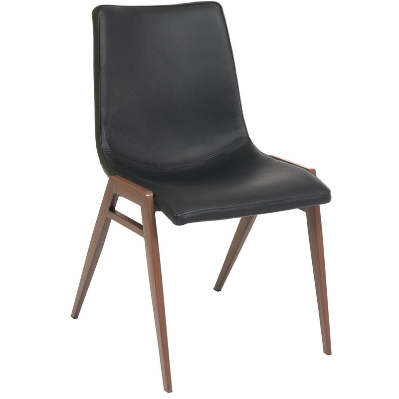 Furnishings' Mate Chaise de salle  manger Moon DC 006-BL-BW