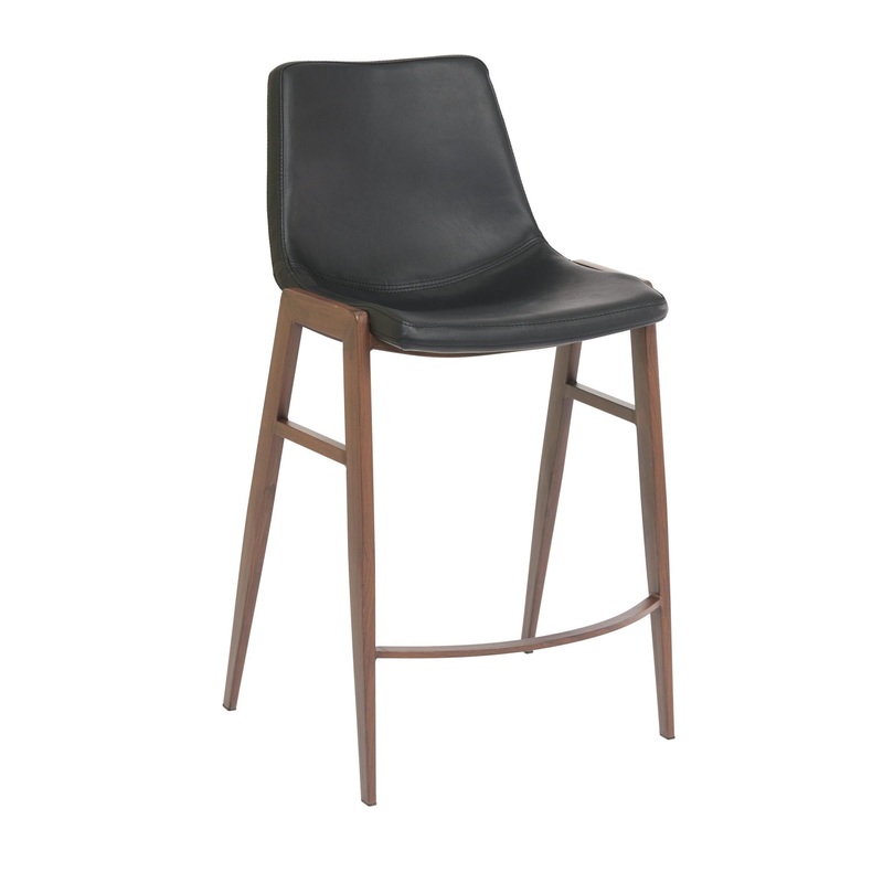Furnishings' Mate Tabouret de hauteur comptoir Moon CS 006-BL-BW
