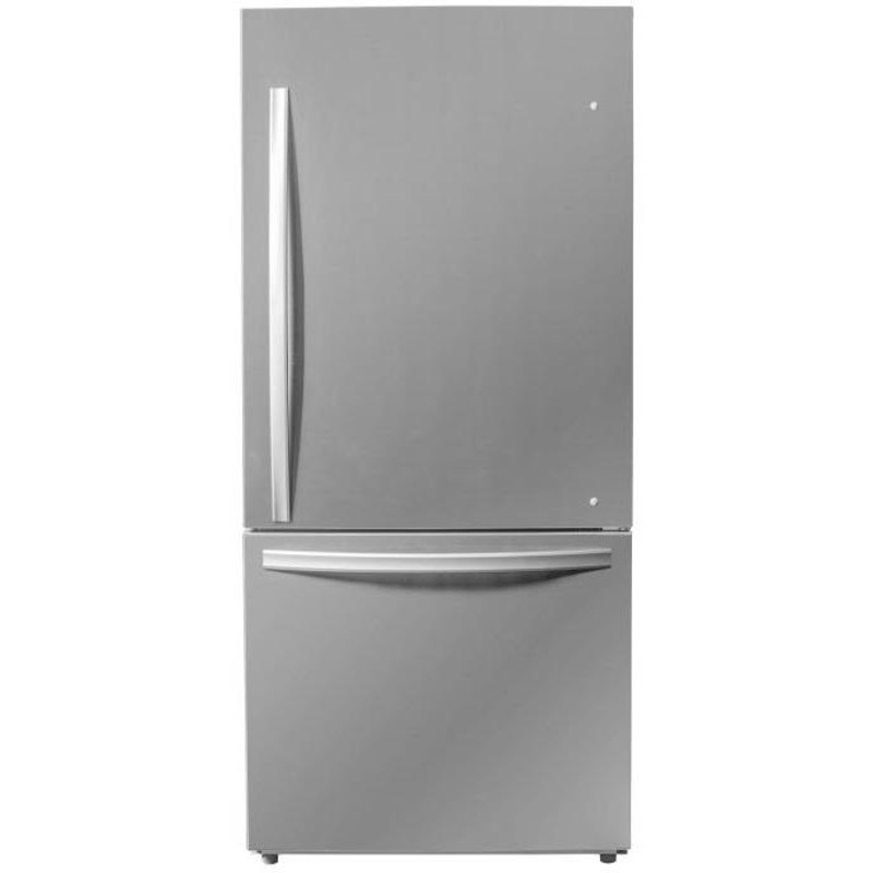 Danby Rfrigrateur  conglateur infrieur amovible de 30 po., 18.7 pi.cu. avec clairage DEL DBM187E1SSDB