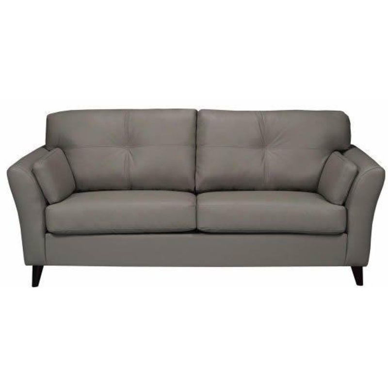 Aman Furniture Canap fixe en cuir 9688