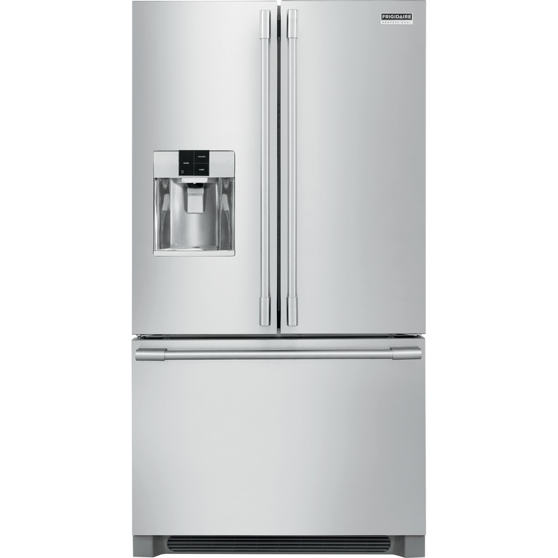 Frigidaire Professional Rfrigrateur trois portes avec porte  deux battants  profondeur de comptoir de 36, 21.6 pi cu po avec distributeur externe d'eau et glaons FPBC2278UF