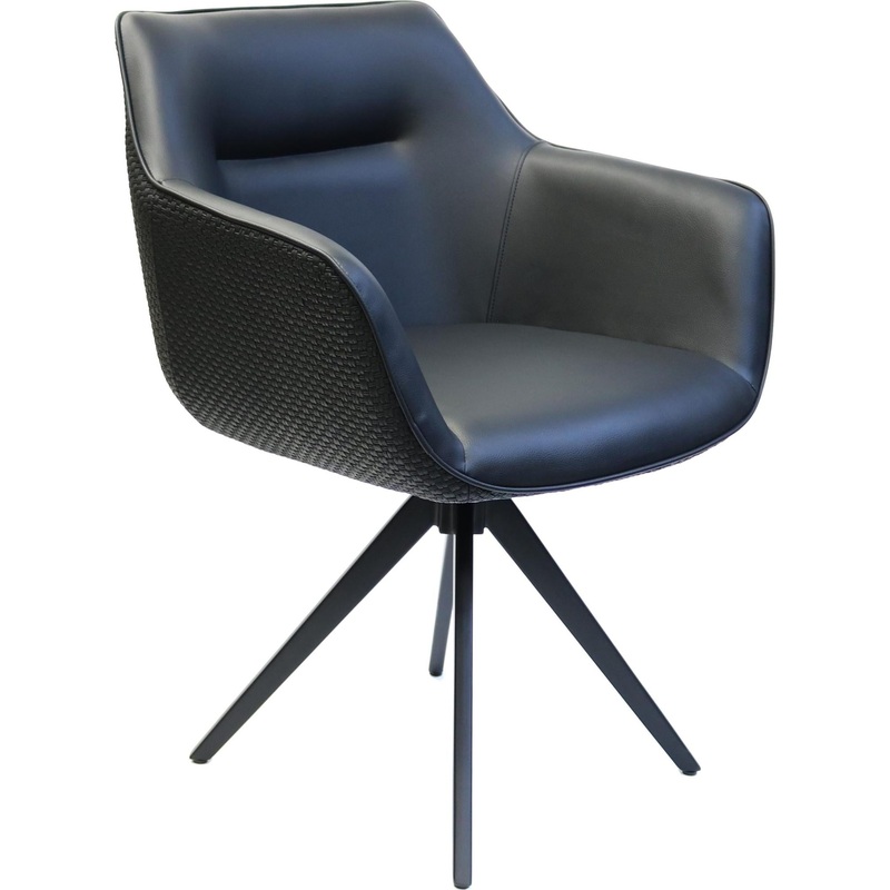 Furnishings' Mate Chaise avec accoudoirs Adele DC 636-BL-SWV