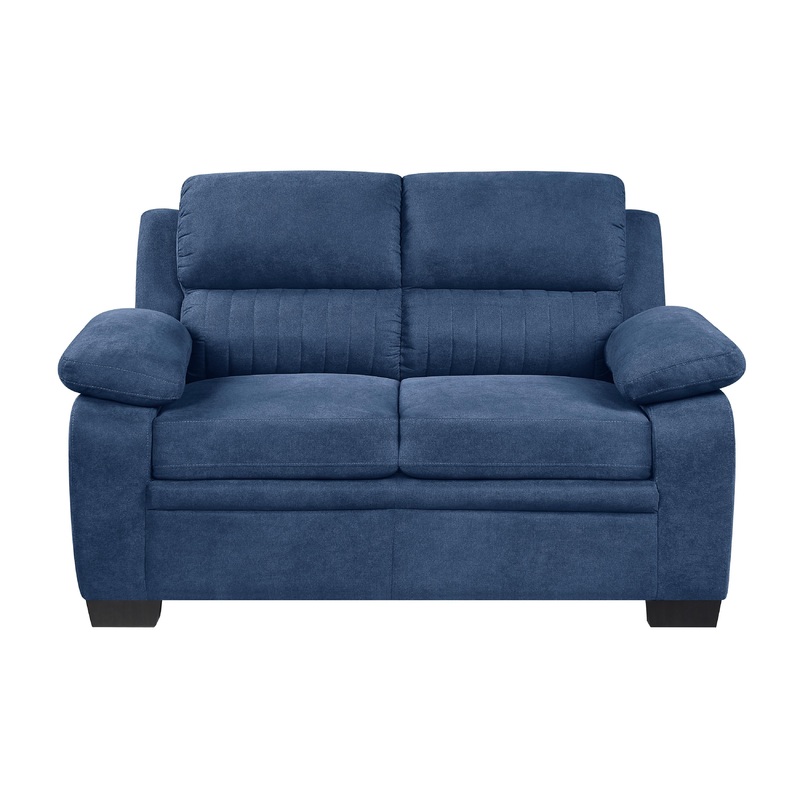 Mazin Furniture Causeuse fixe Holleman en tissu 9333BU-2